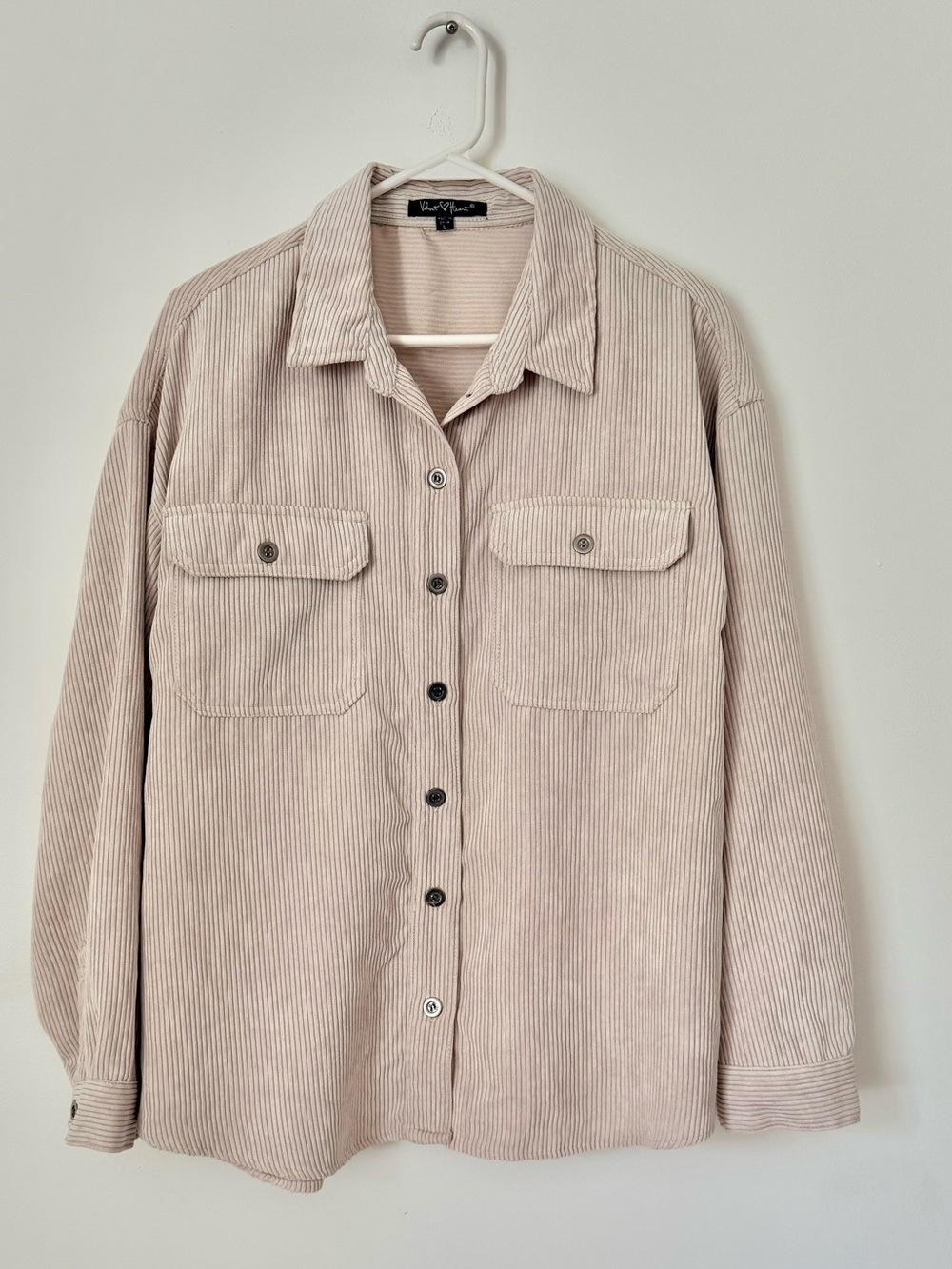 Velvet Heart Taupe Corduroy Utility Jacket SZ.L/G